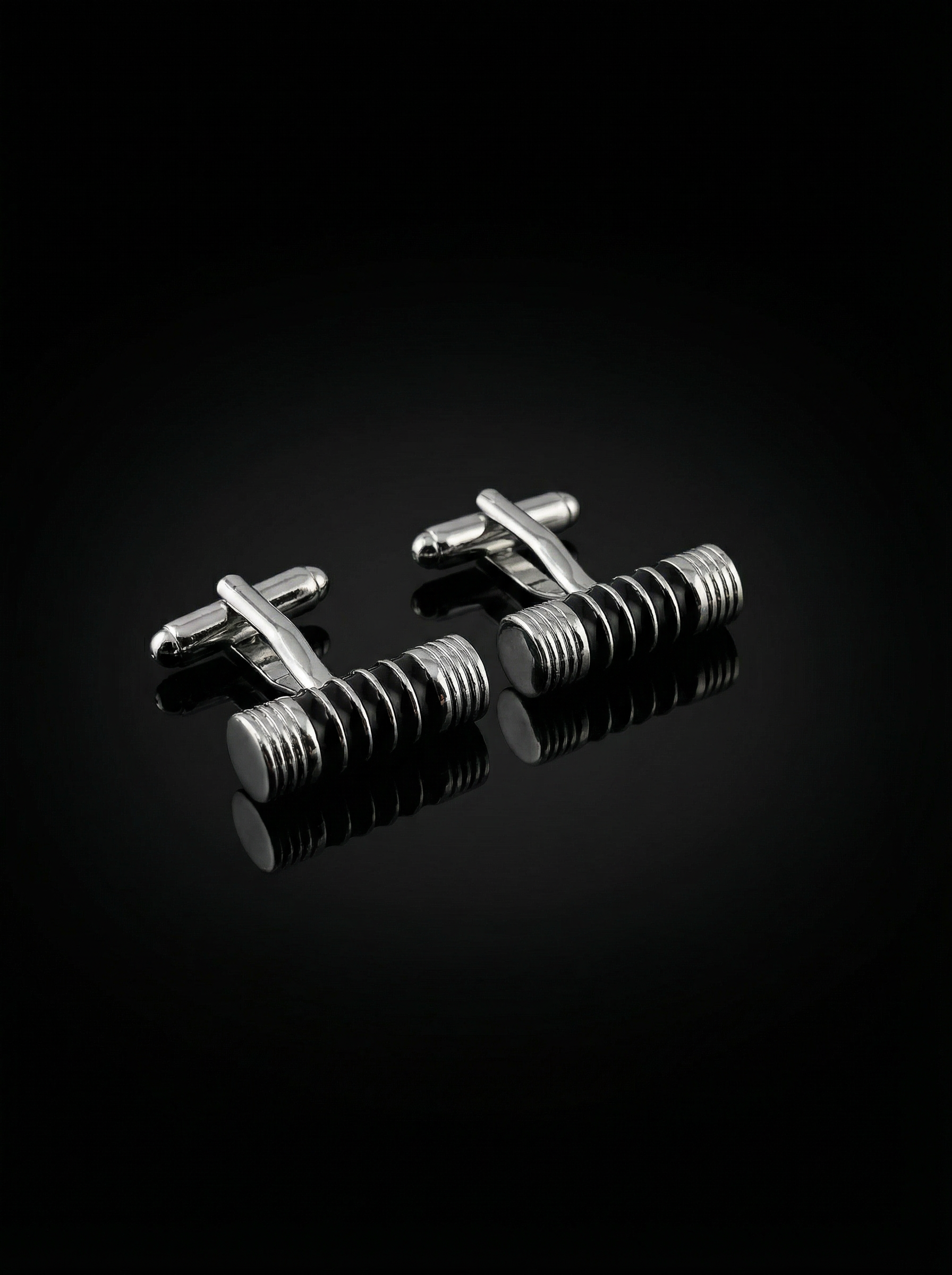Stripped Barrel Cufflinks Tivaaro