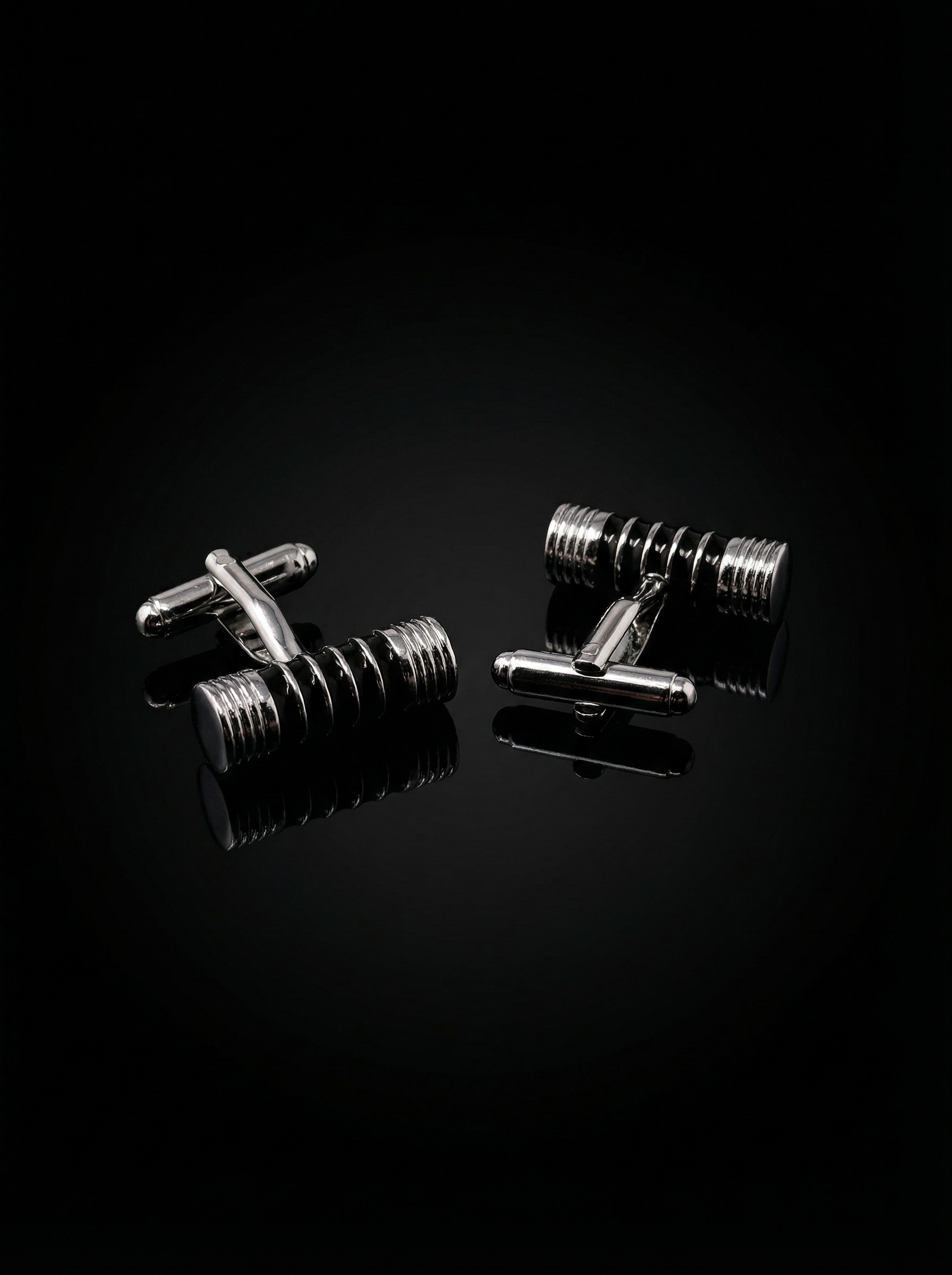 Stripped Barrel Cufflinks Tivaaro