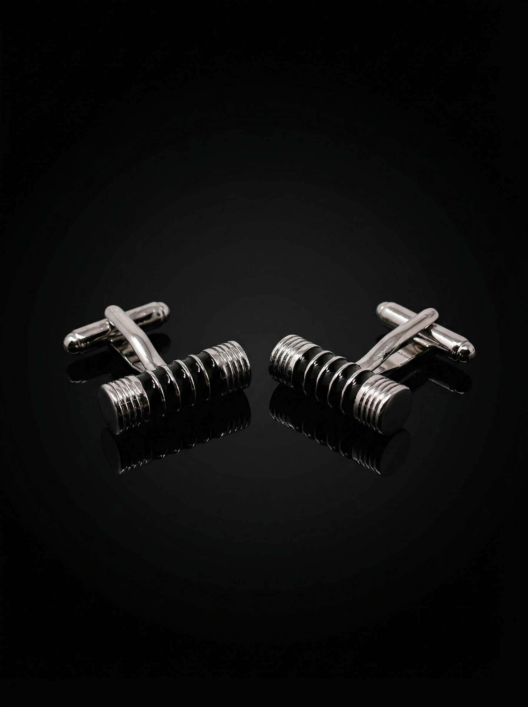 Stripped Barrel Cufflinks Tivaaro
