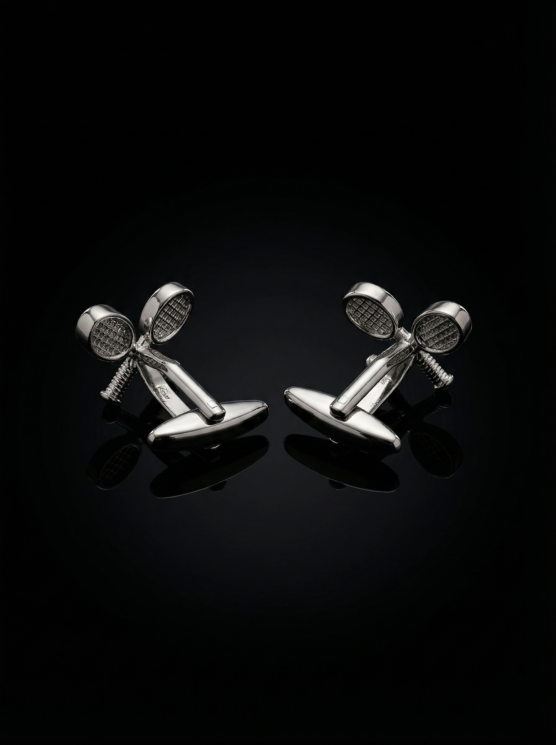 Tennis Racket Cufflinks Tivaaro