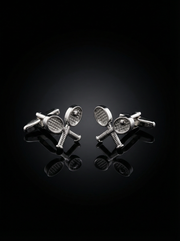 Tennis Racket Cufflinks Tivaaro