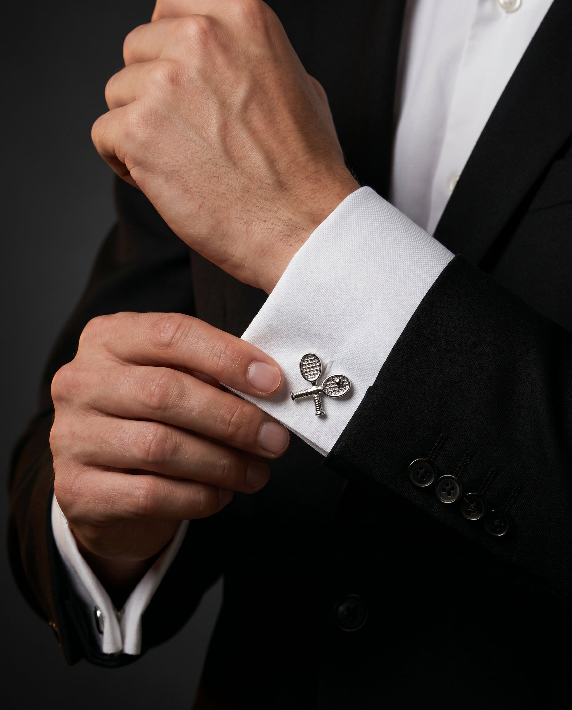 Tennis Racket Cufflinks by Tivaaro