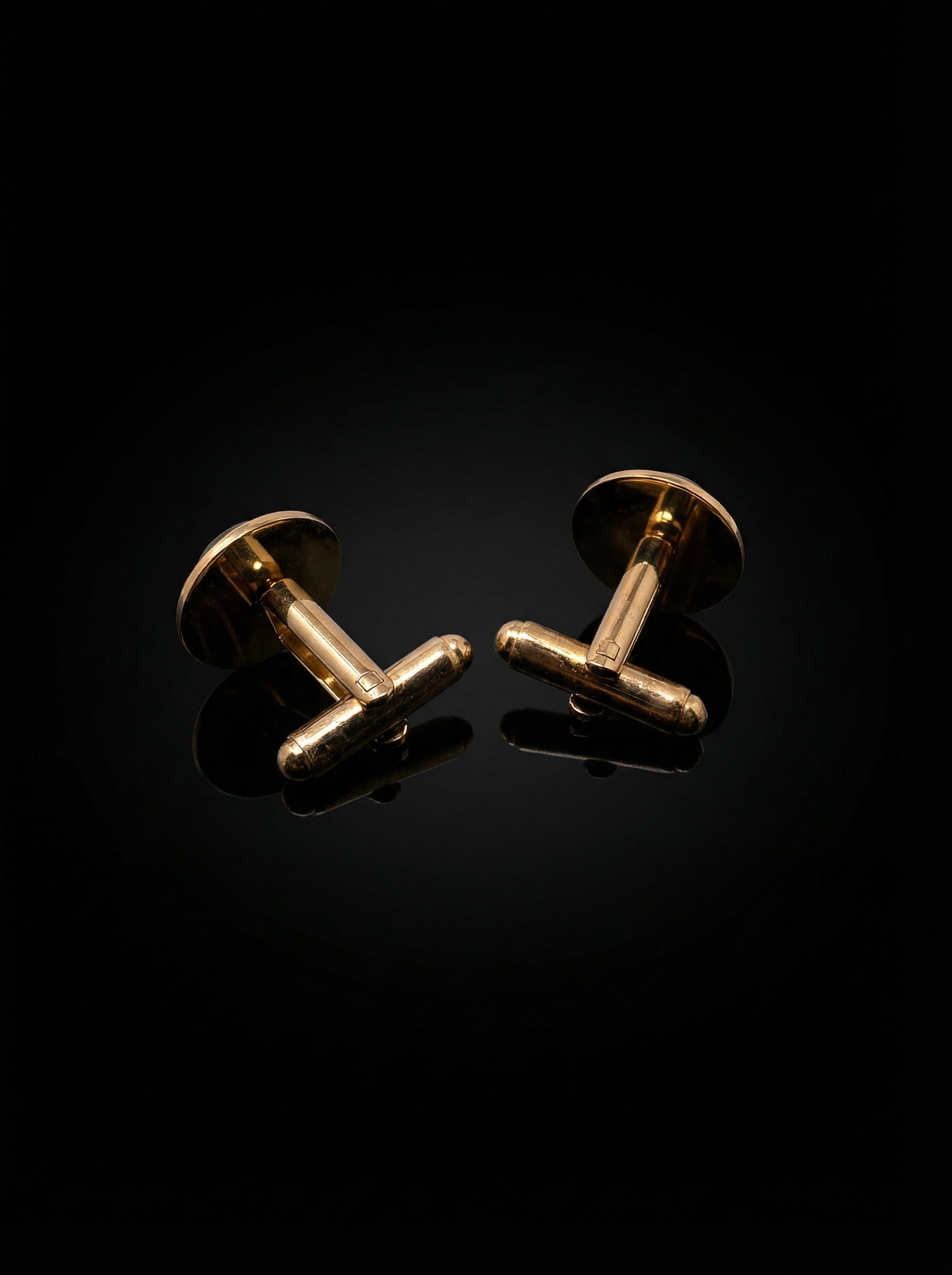 Textured Bezel Cabochon Cufflinks Tivaaro