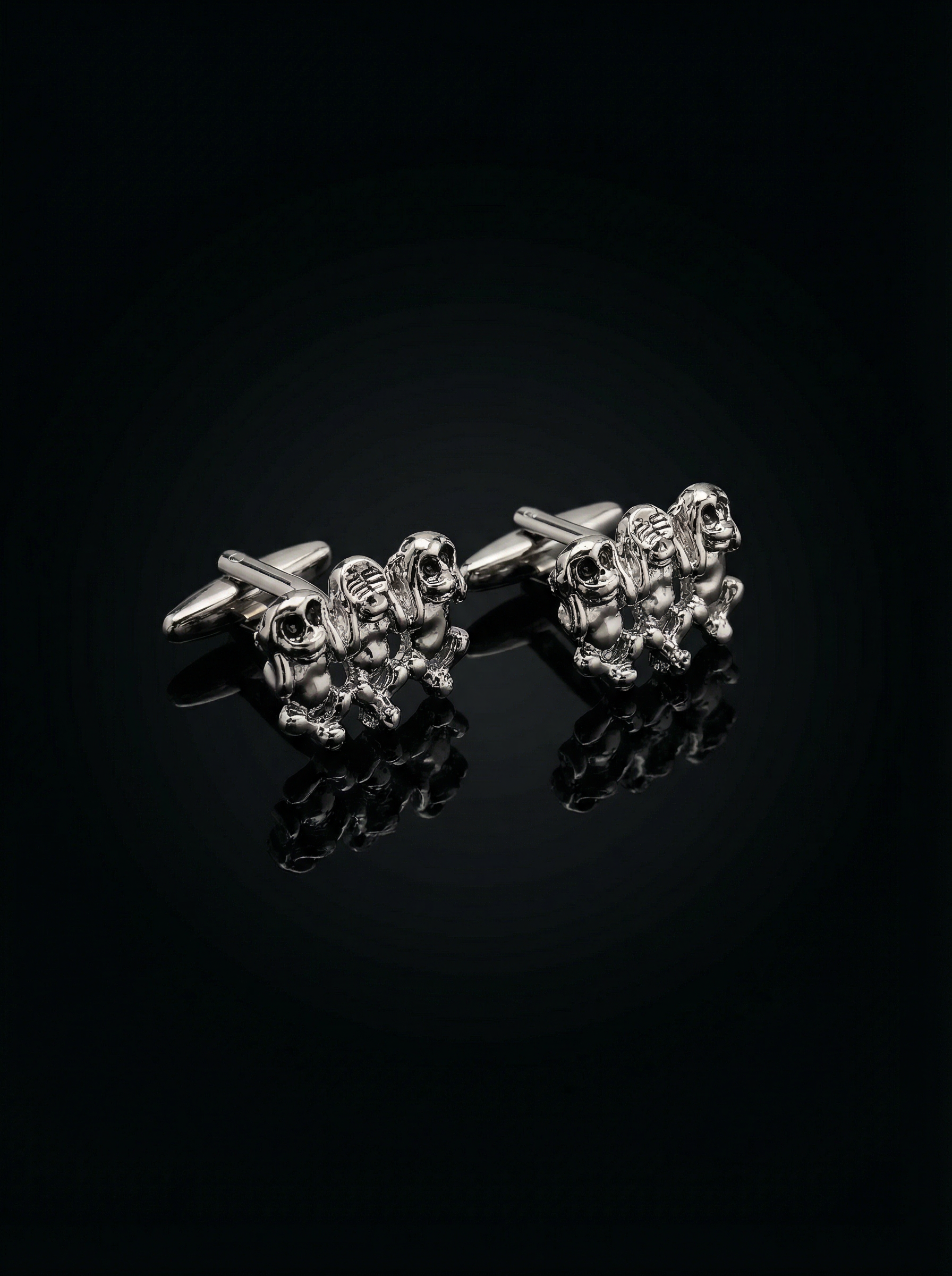 Three Monkeys Cufflinks Tivaaro