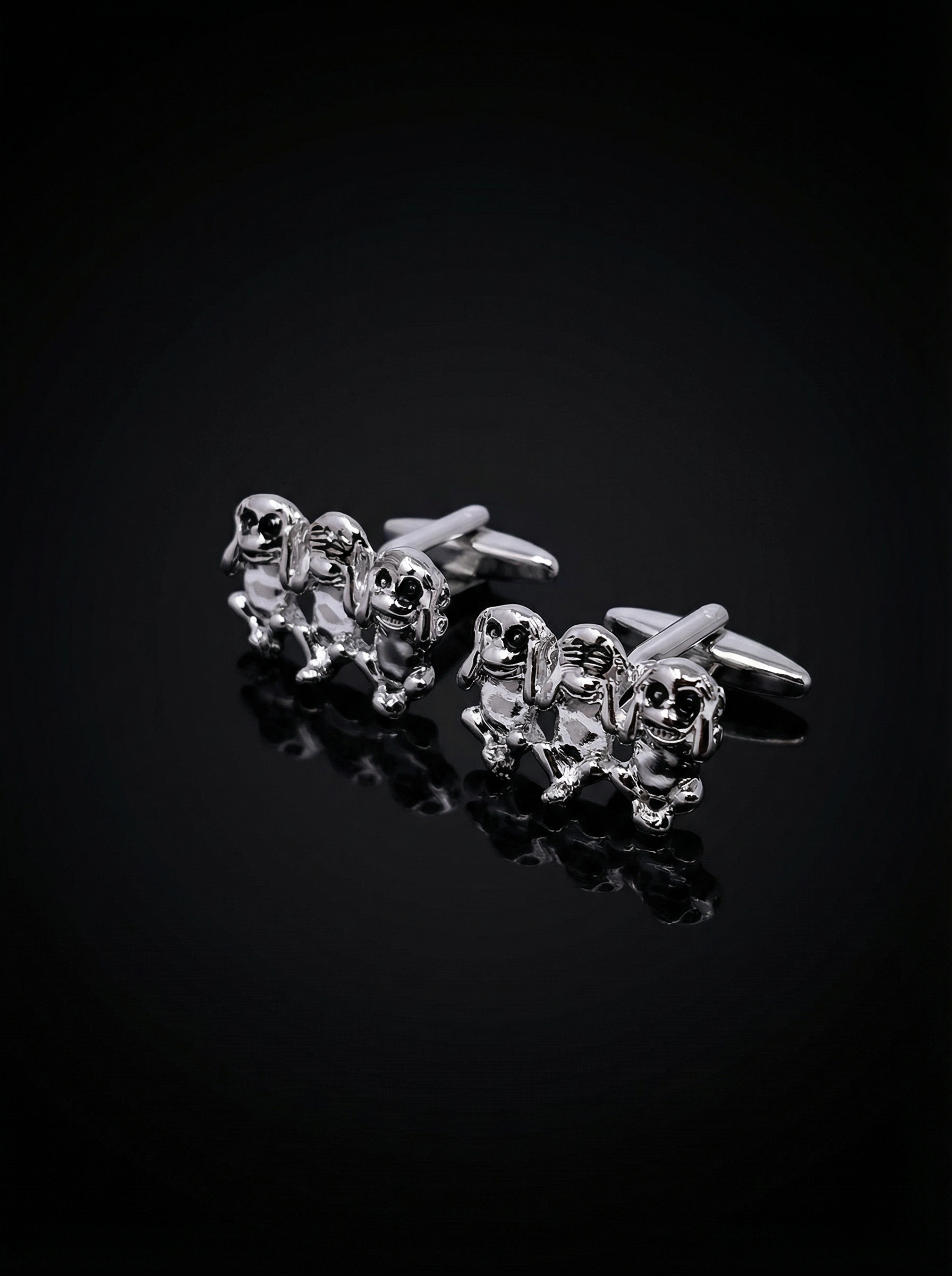 Three Monkeys Cufflinks Tivaaro