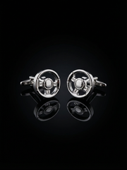 Three Spoke Steering Wheel Cufflinks Tivaaro