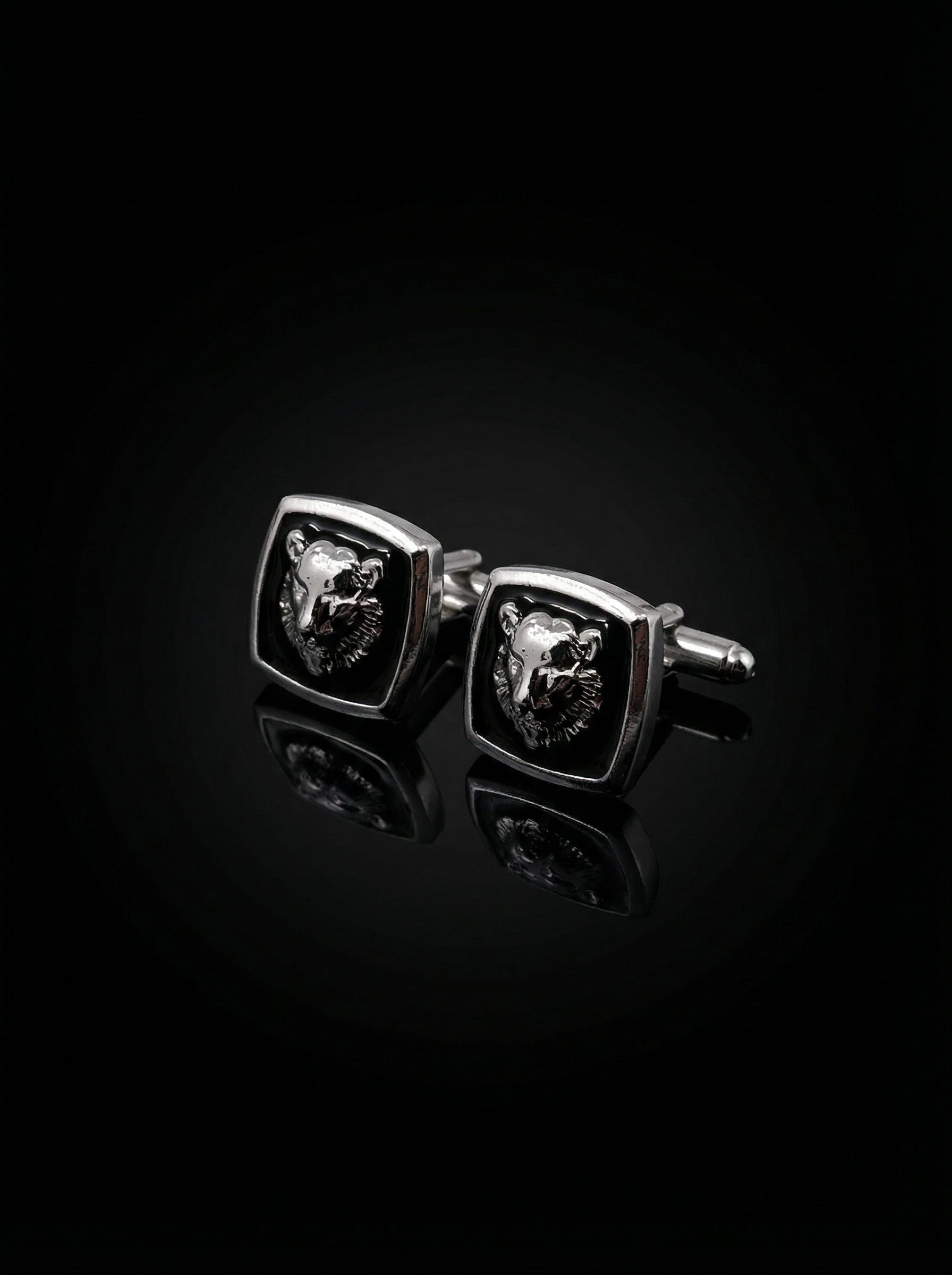 Tiger Emblem Cufflinks Tivaaro