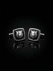 Tiger Emblem Cufflinks Tivaaro