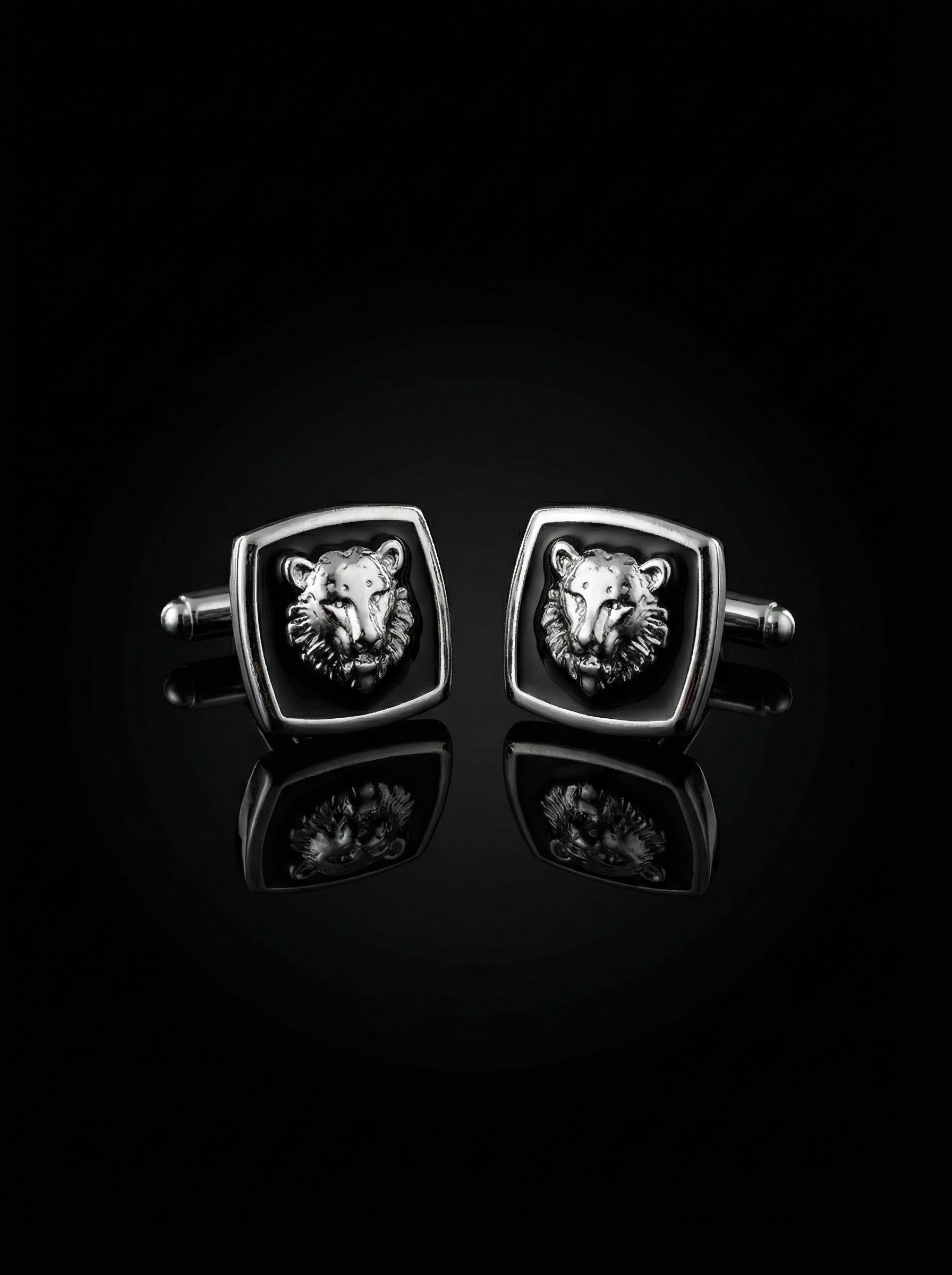 Tiger Emblem Cufflinks Tivaaro