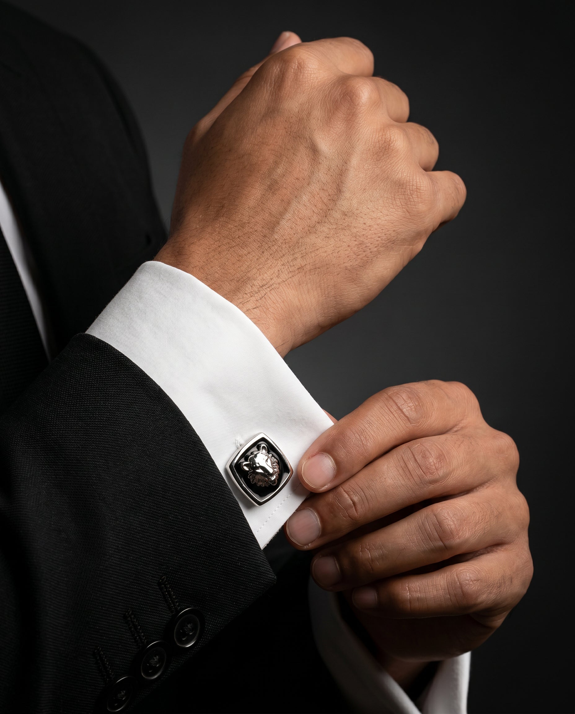 Tiger Emblem Cufflinks