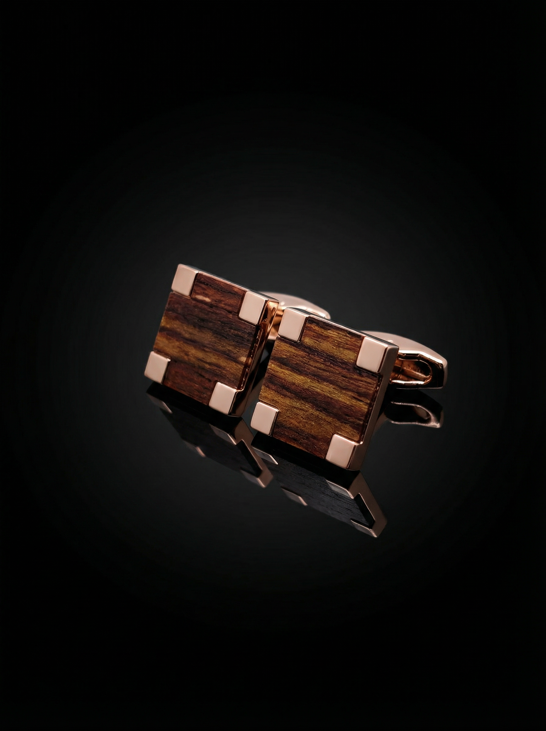 Timber Wood Cufflinks Tivaaro