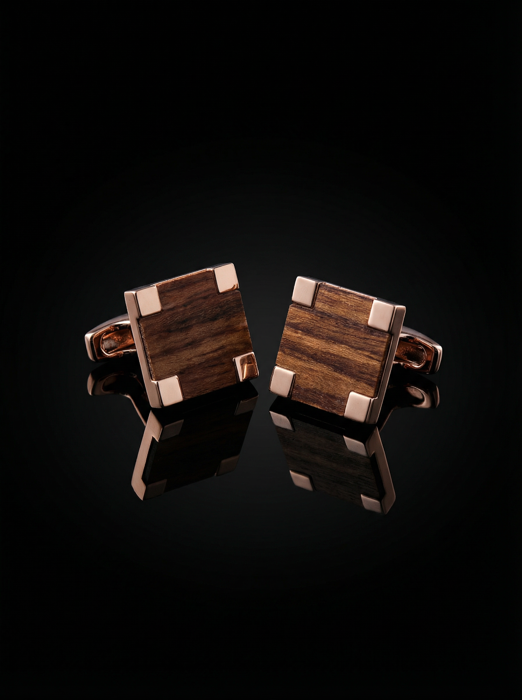 Timber Wood Cufflinks Tivaaro