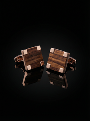 Timber Wood Cufflinks Tivaaro