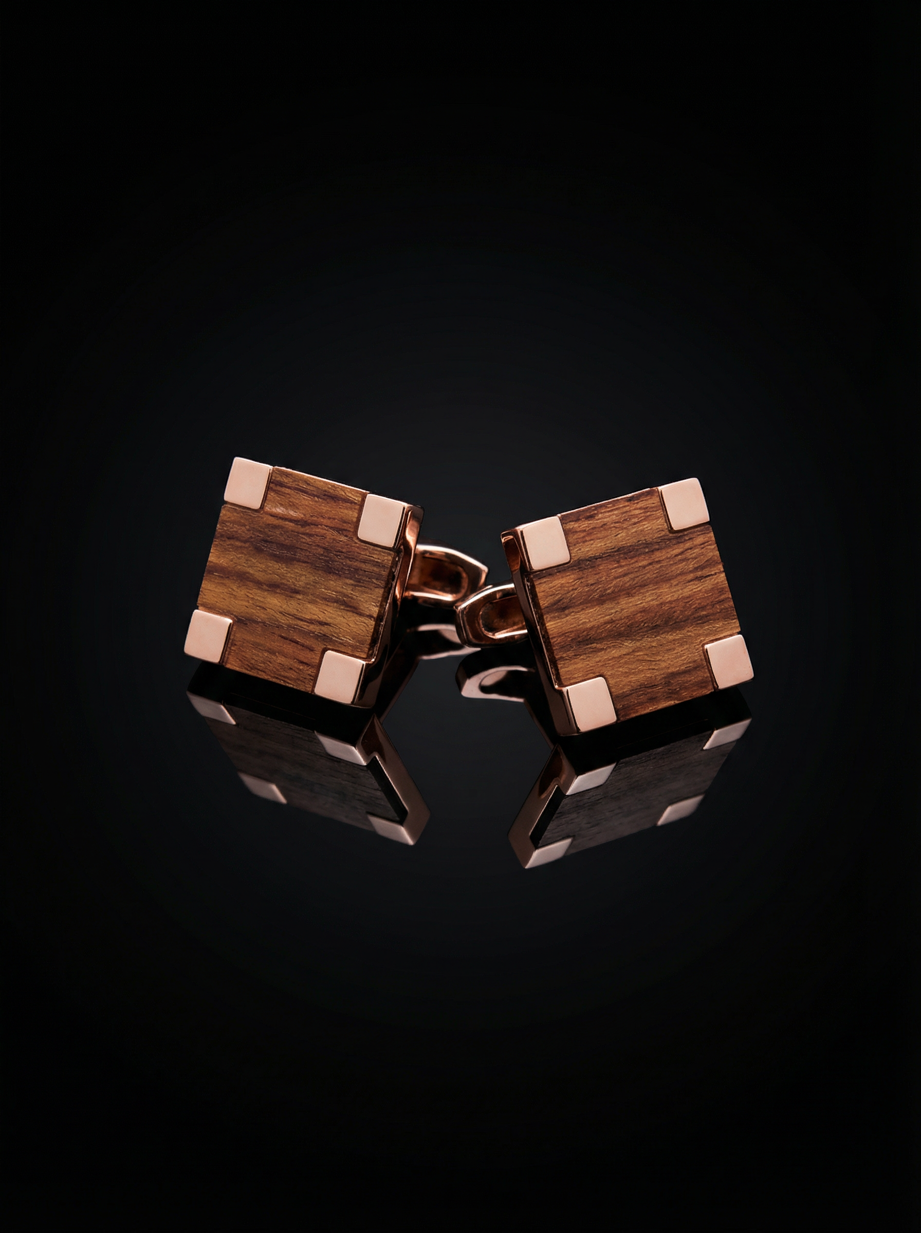 Timber Wood Cufflinks Tivaaro