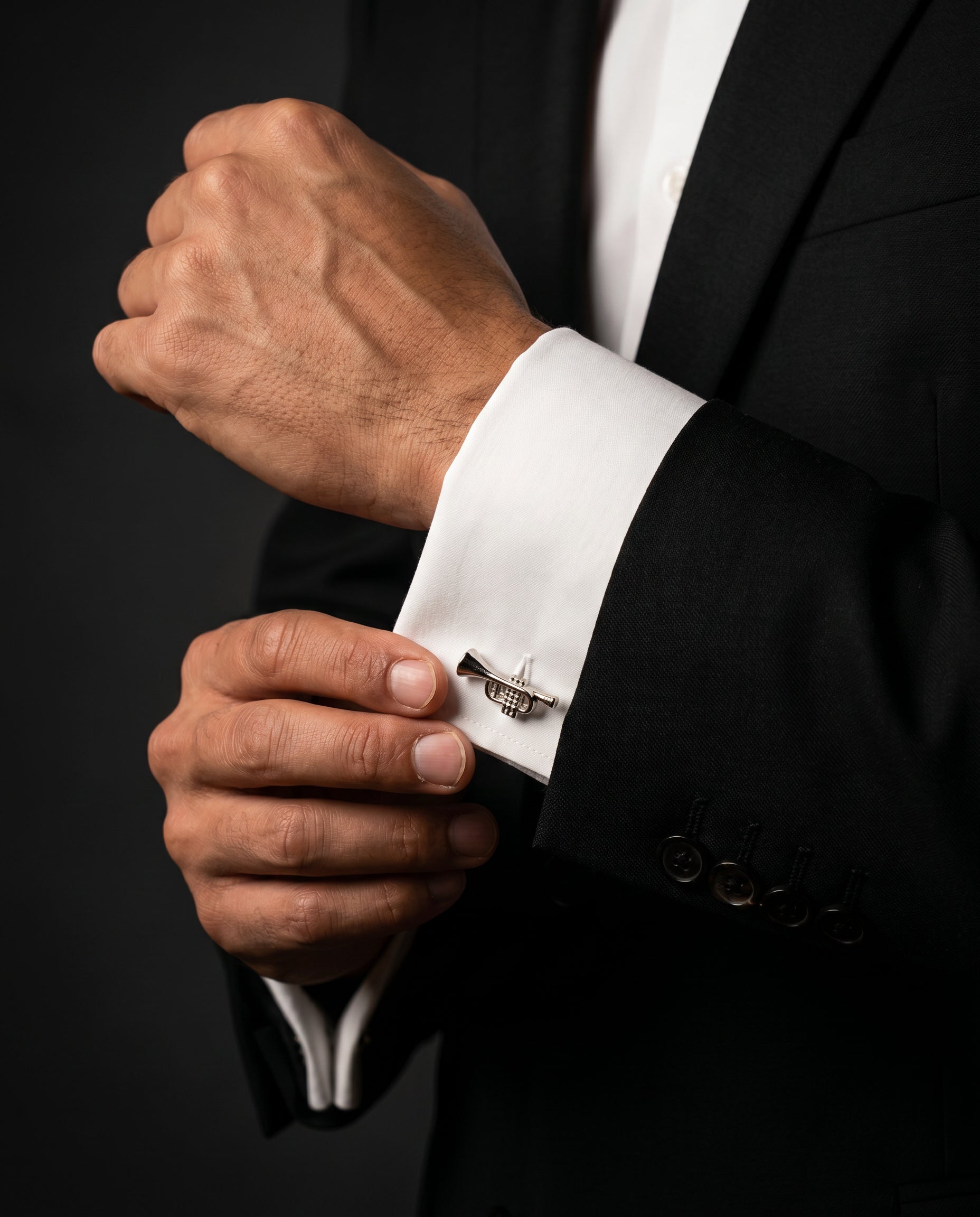 Trumpet Cufflinks by Tivaaro