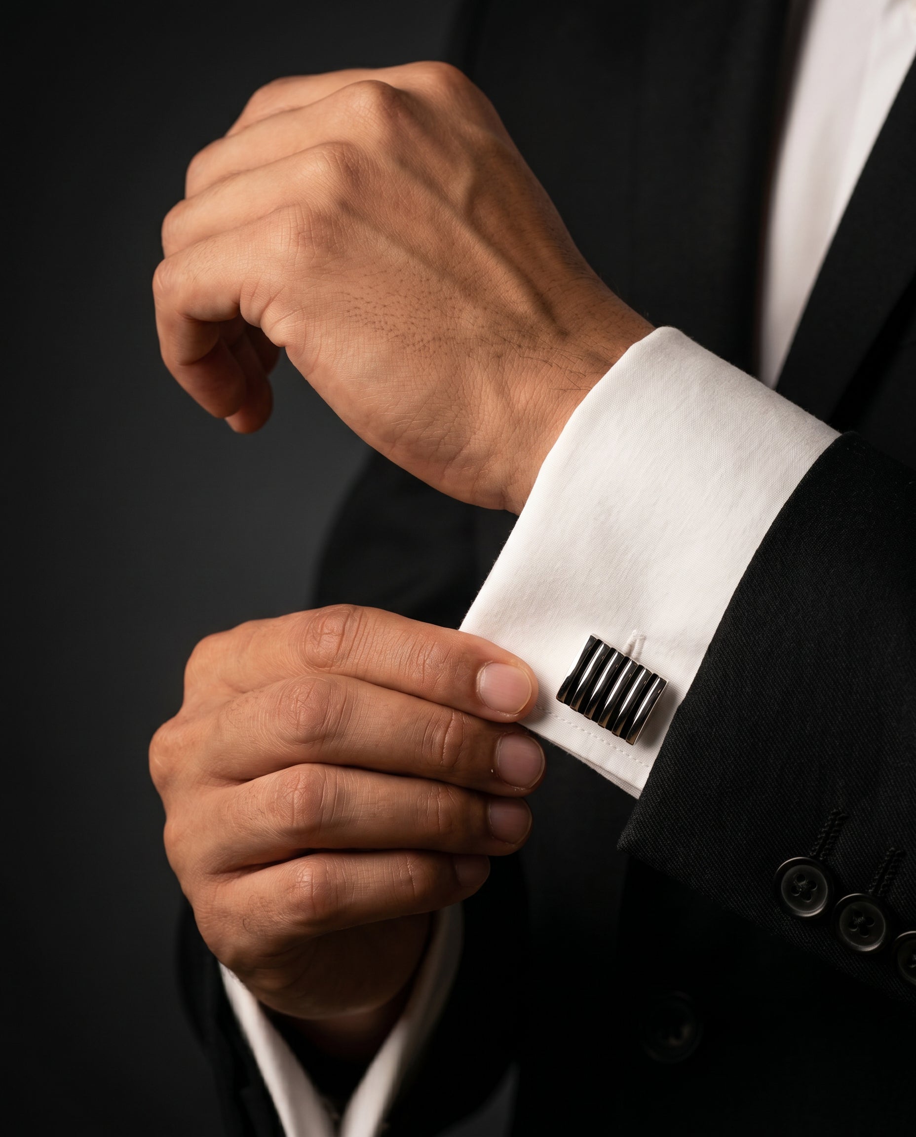 Vertical Bar Cufflinks Tivaaro