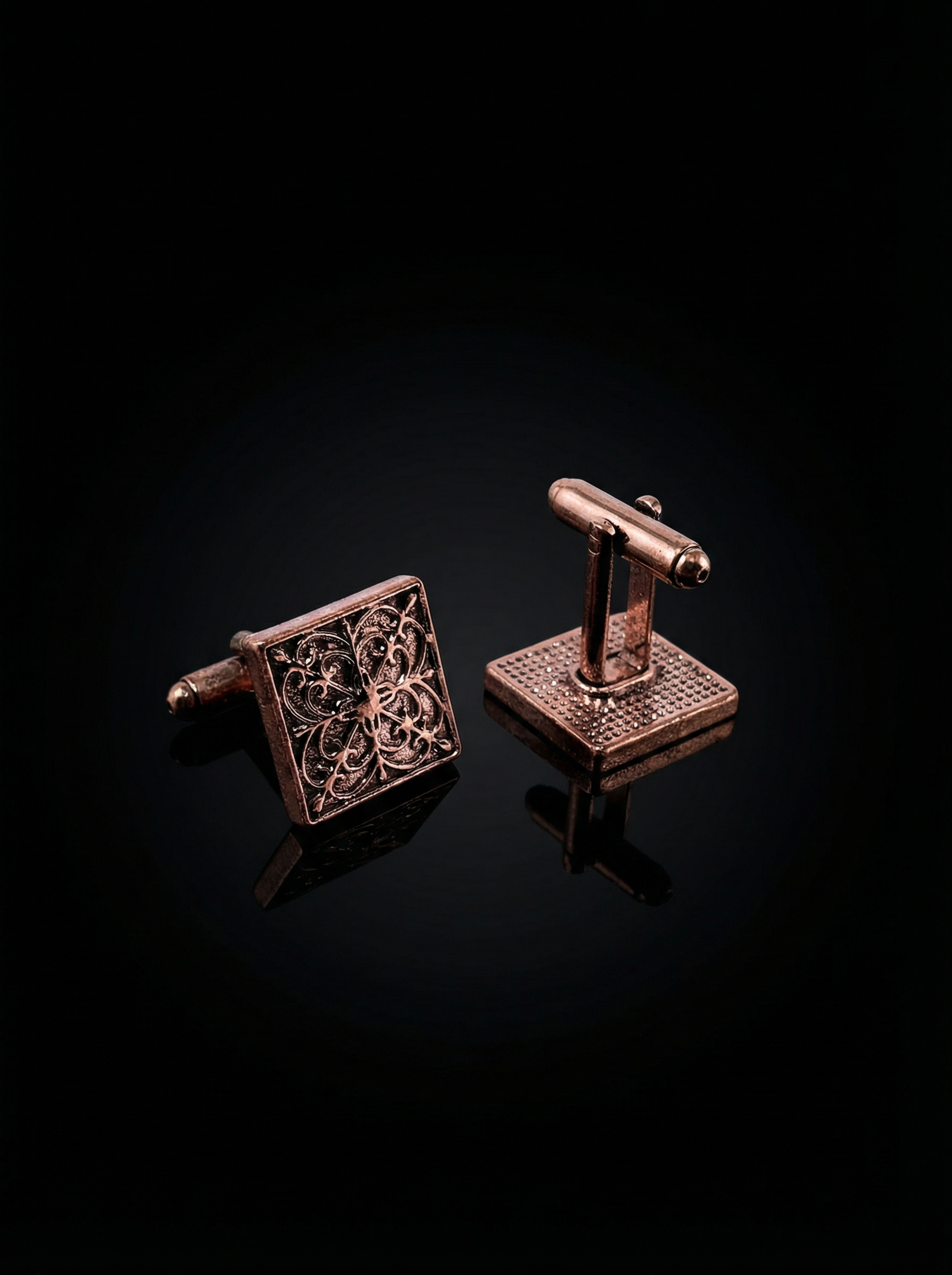 Vintage Etched Cufflinks Tivaaro