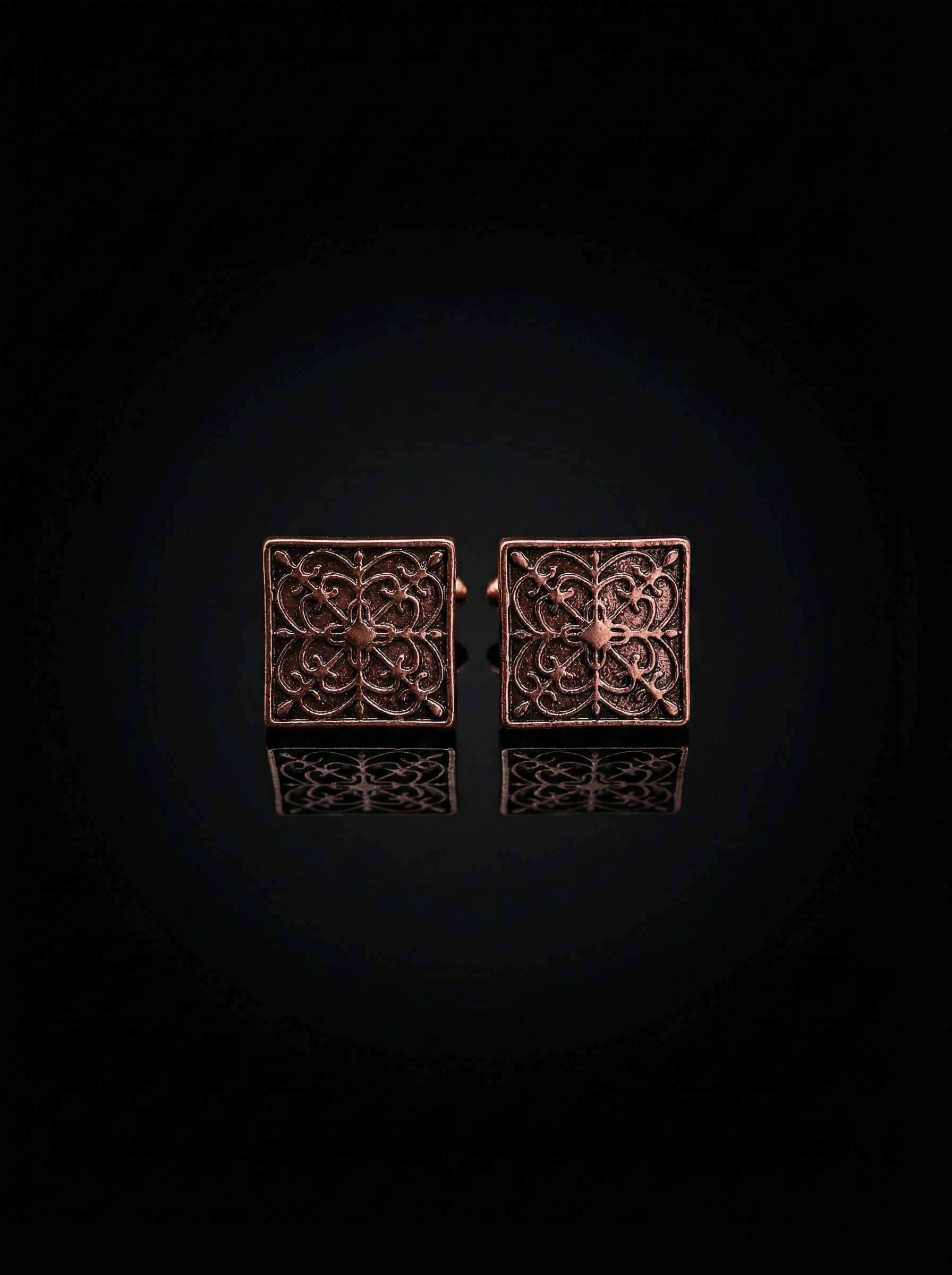 Vintage Etched Cufflinks Tivaaro