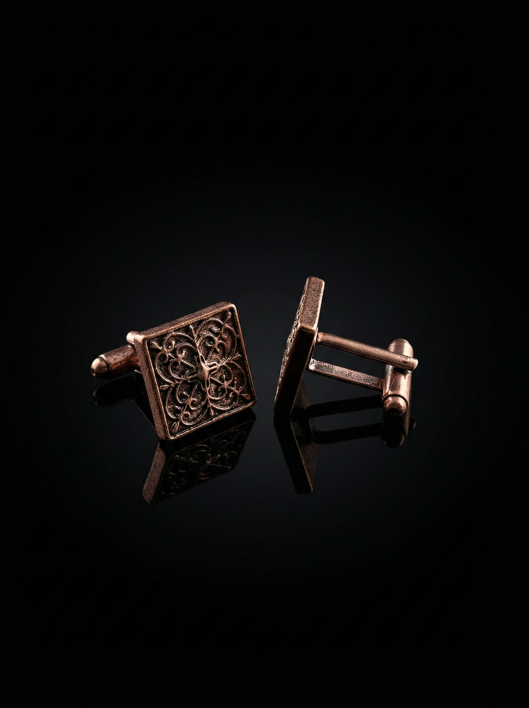 Vintage Etched Cufflinks Tivaaro