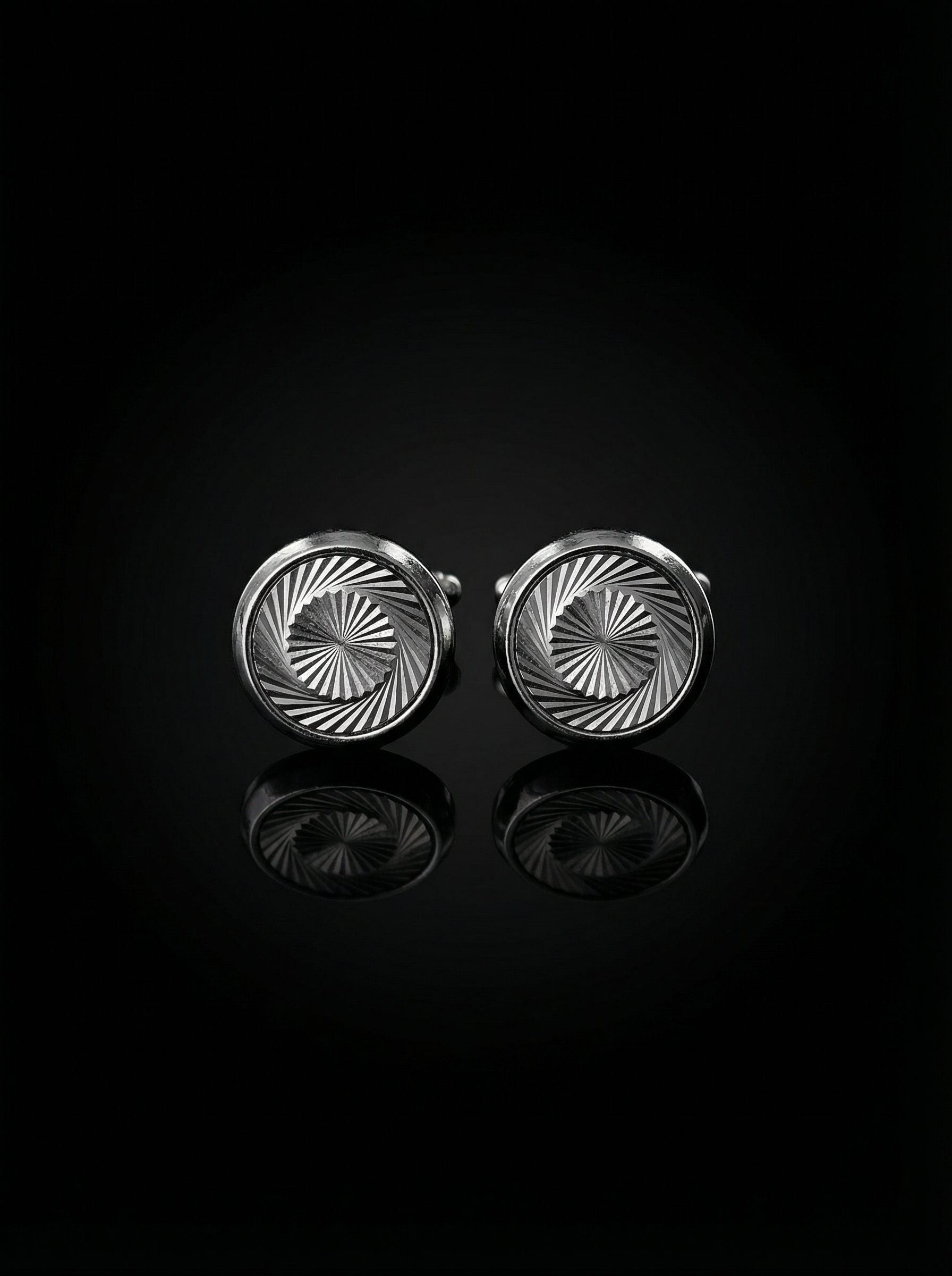 Vortex Pattern Cufflinks Tivaaro