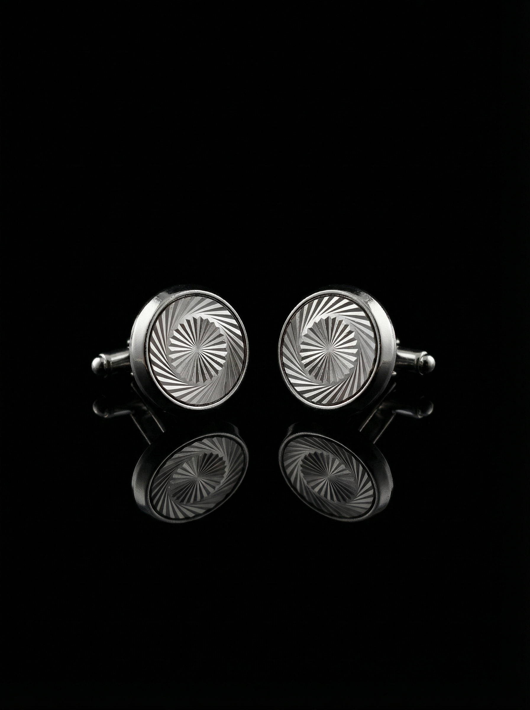 Vortex Pattern Cufflinks Tivaaro