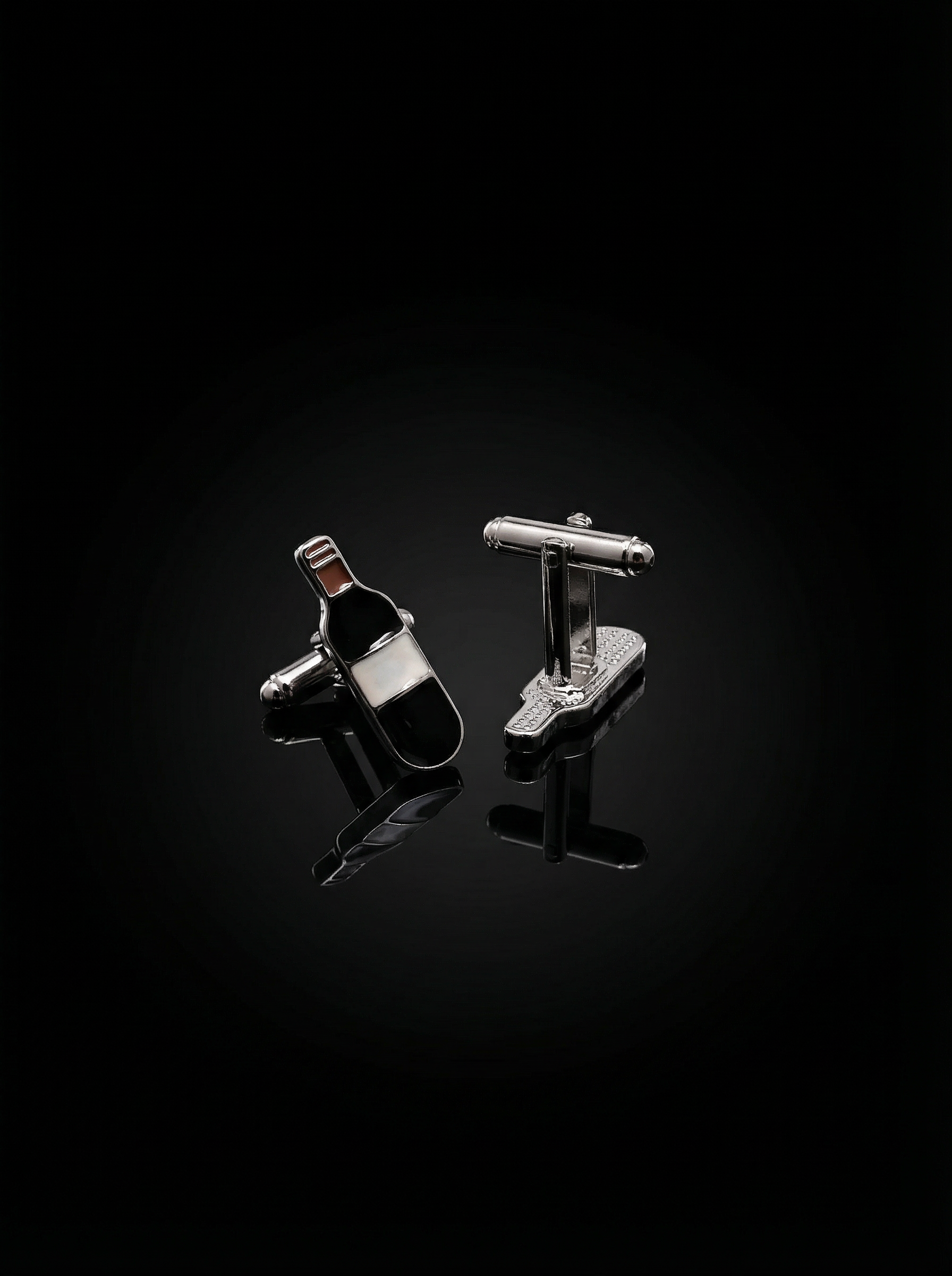 Wine Bottle Cufflinks Tivaaro
