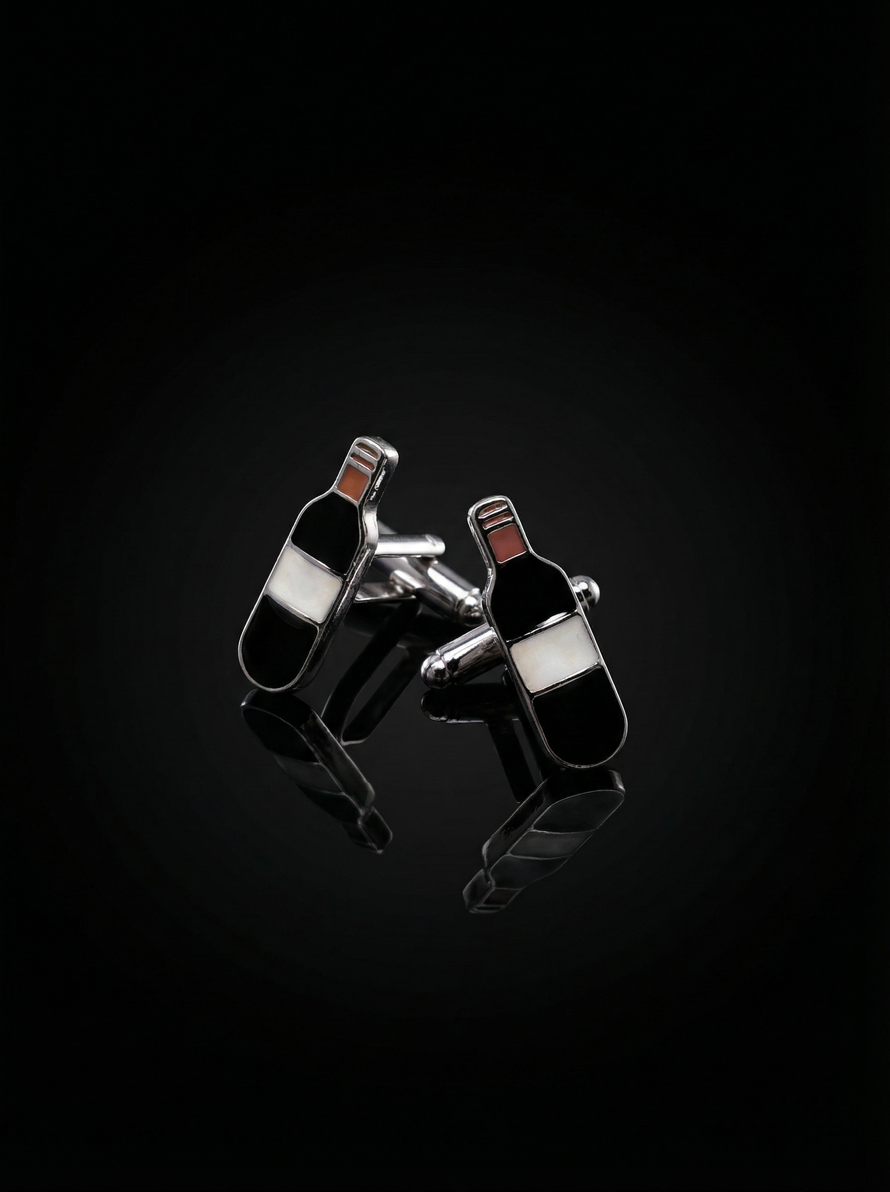 Wine Bottle Cufflinks Tivaaro