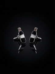 Wine Bottle Cufflinks Tivaaro