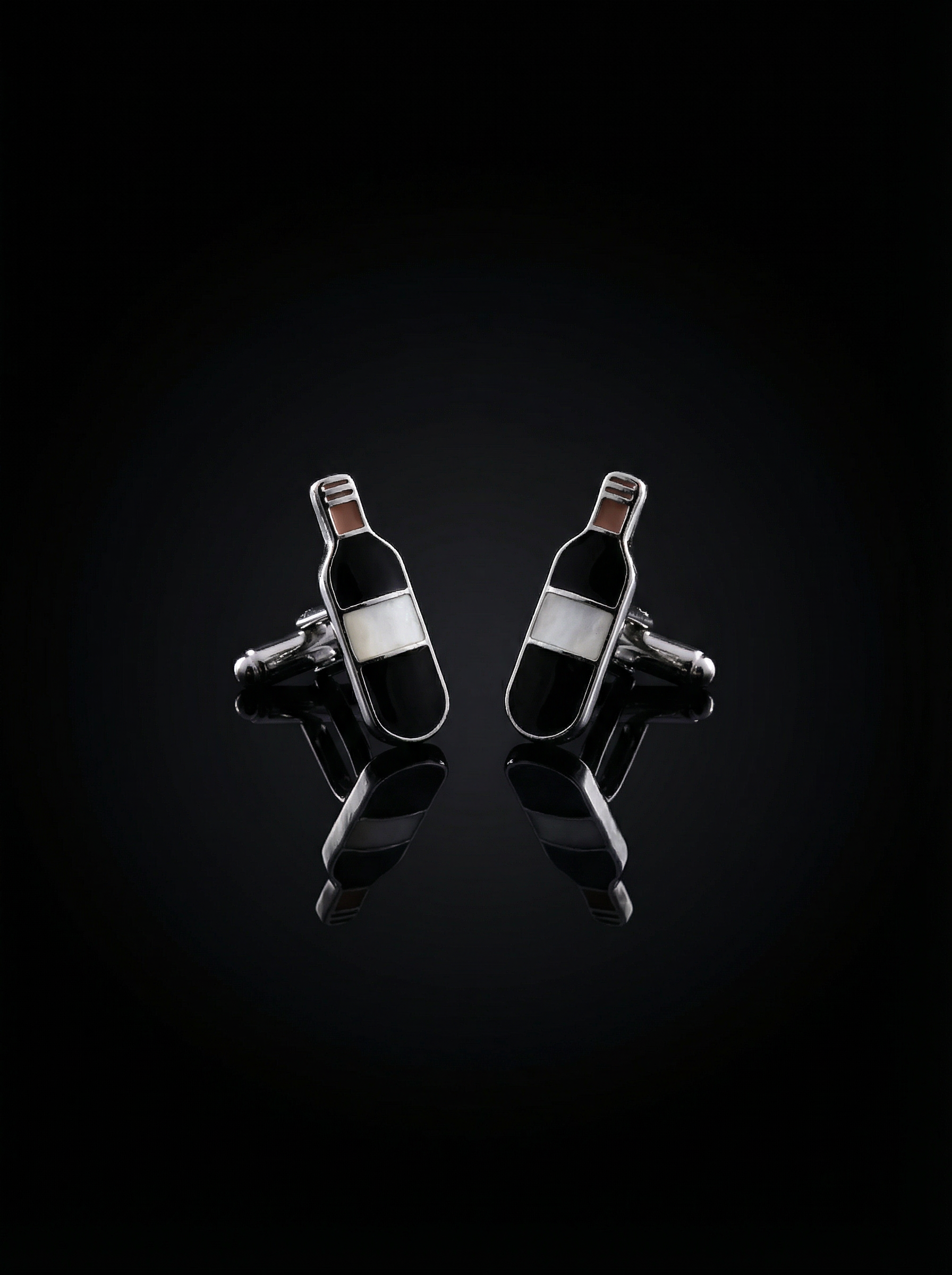 Wine Bottle Cufflinks Tivaaro