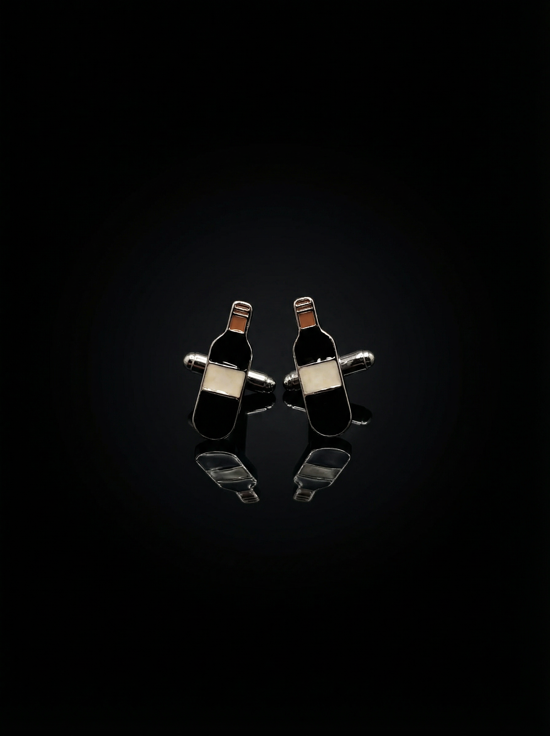 Wine Bottle Cufflinks Tivaaro
