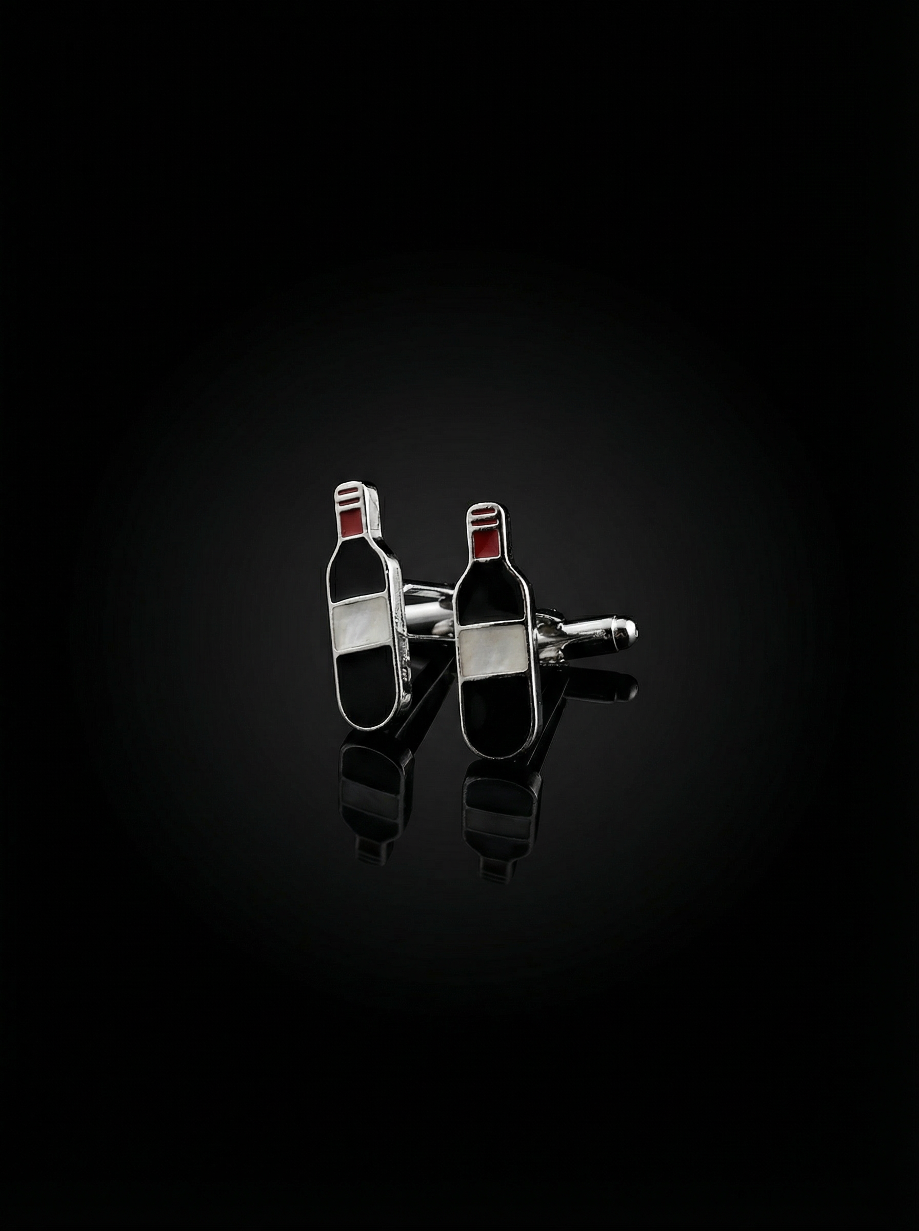 Wine Bottle Cufflinks Tivaaro