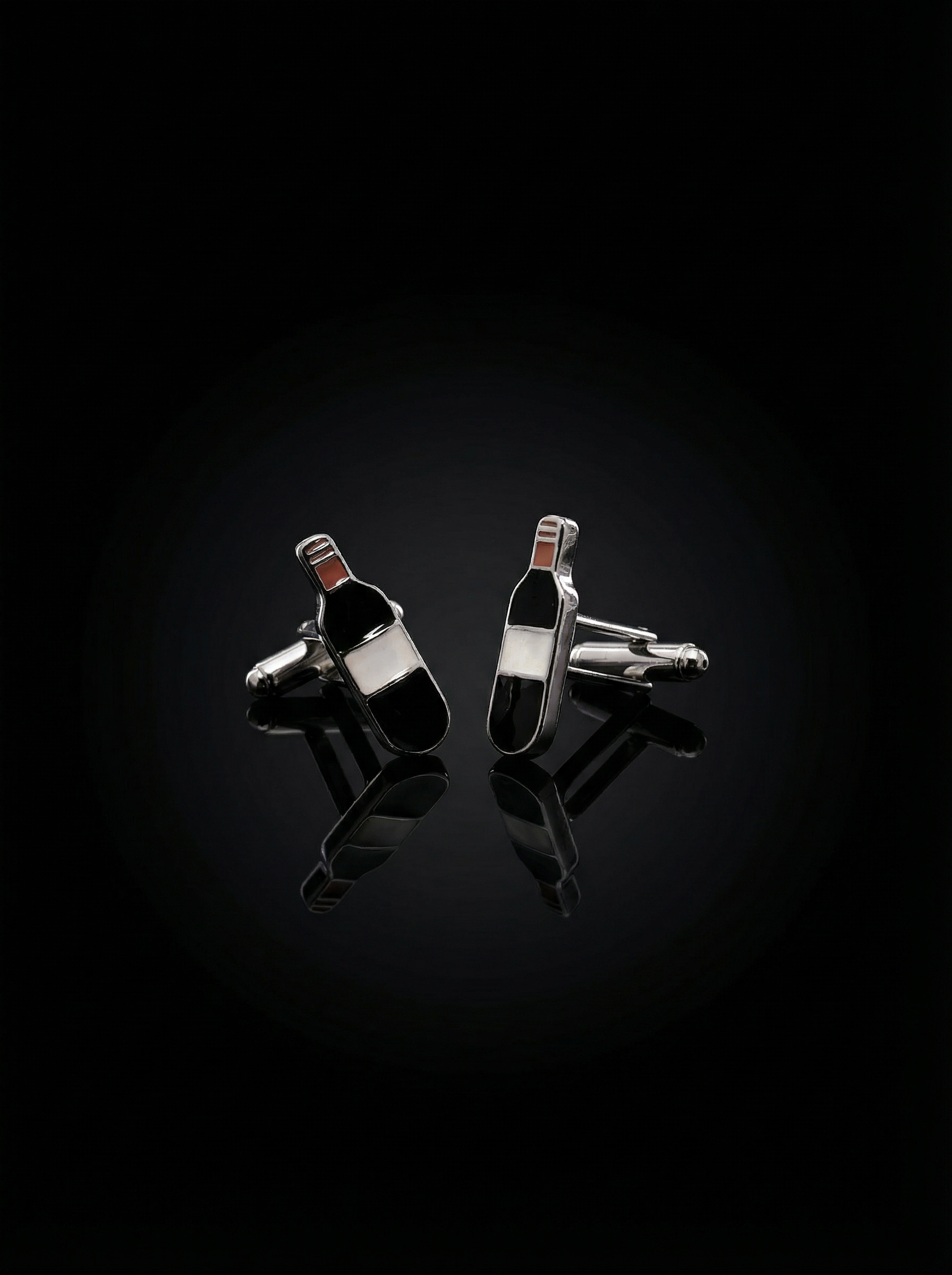 Wine Bottle Cufflinks Tivaaro