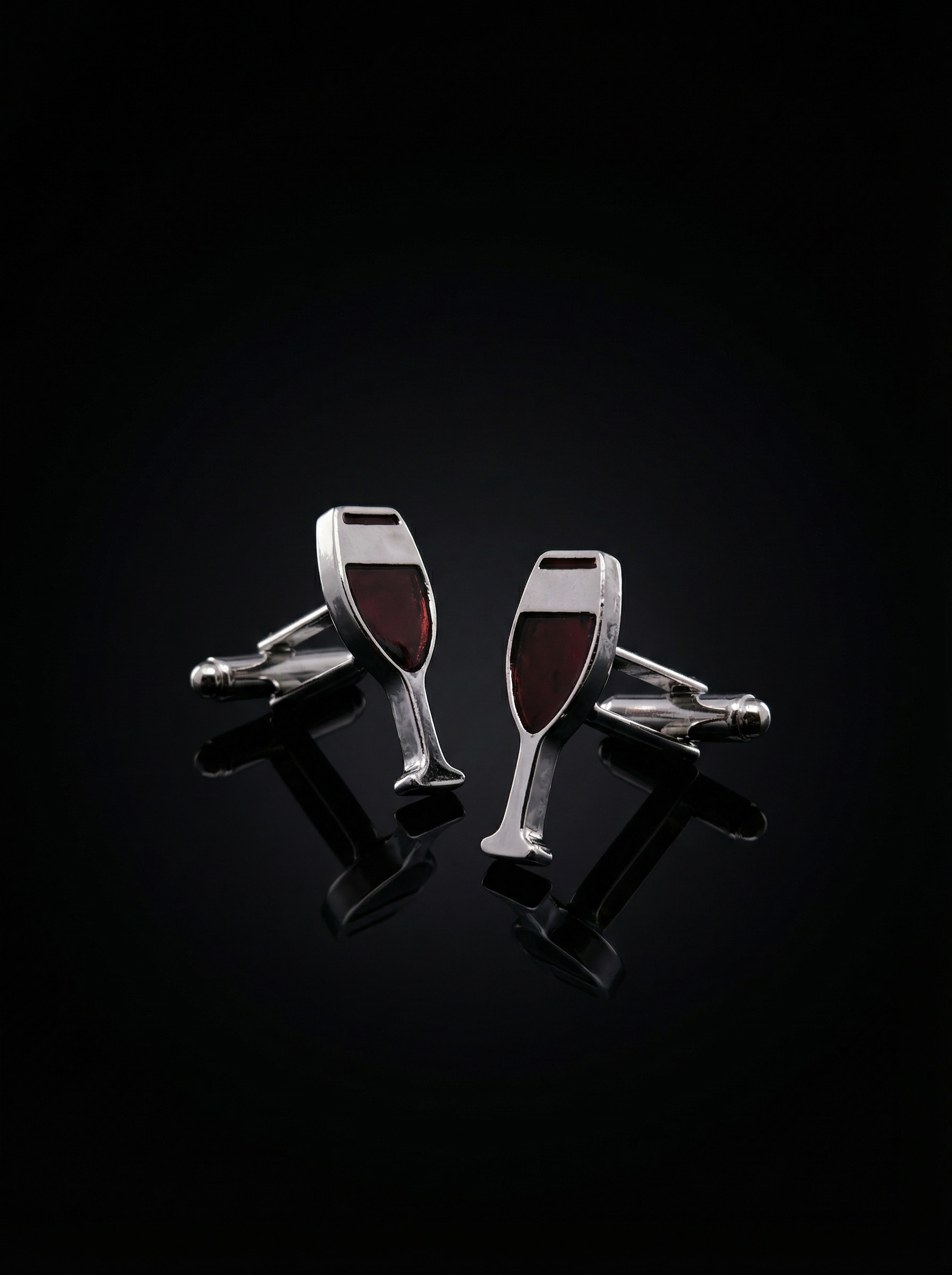 Wine Glass Cufflinks Tivaaro