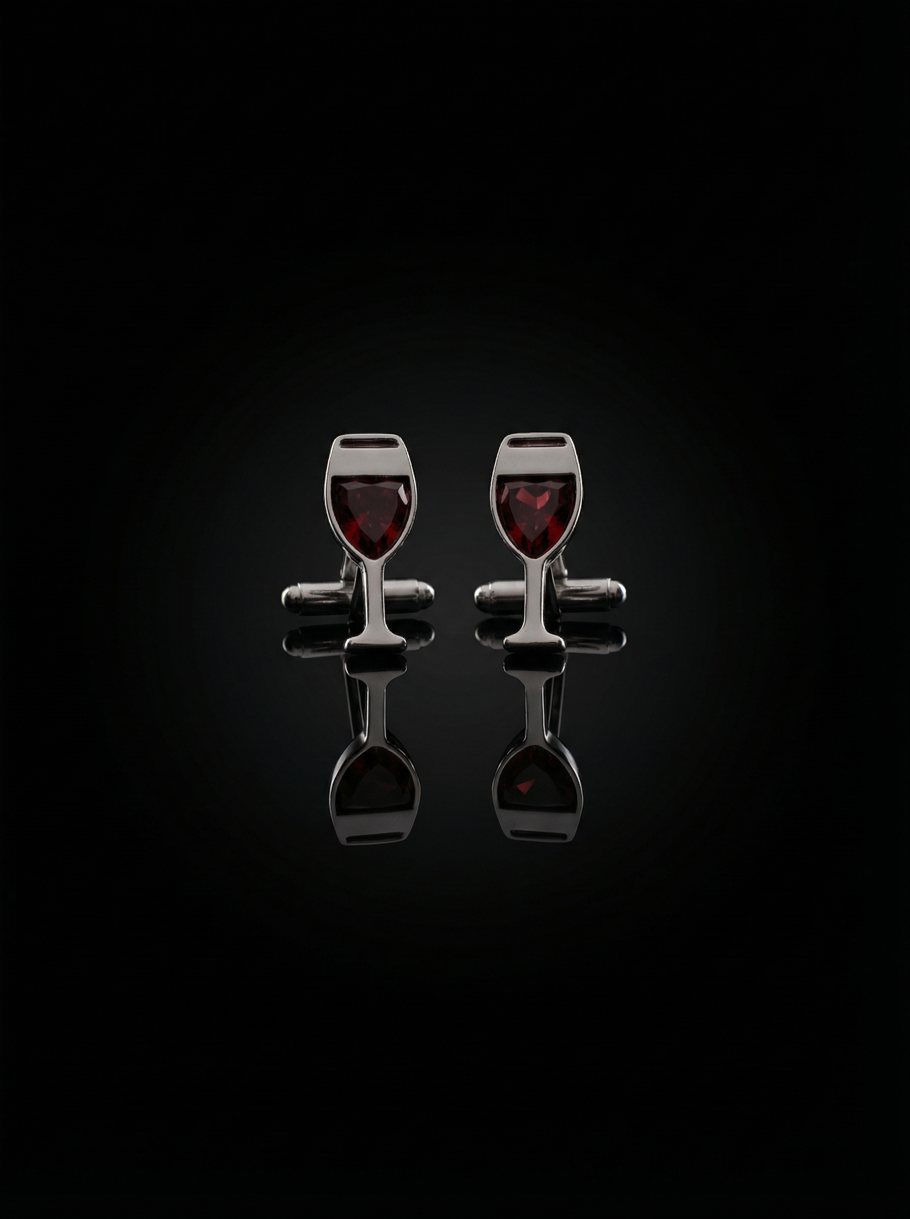 Wine Glass Cufflinks Tivaaro