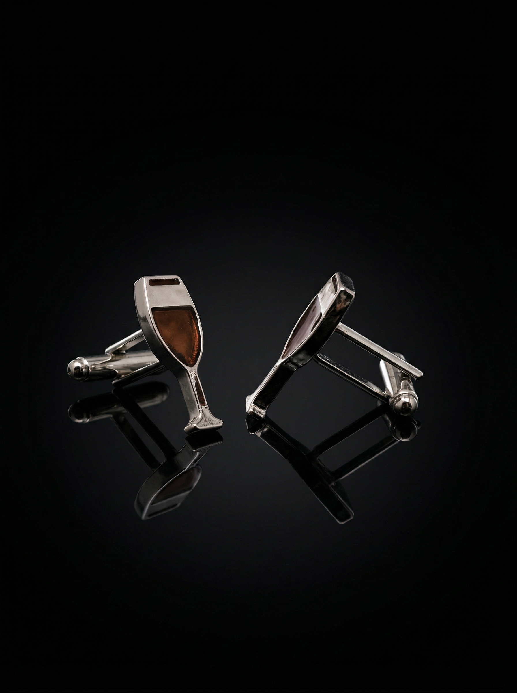 Wine Glass Cufflinks Tivaaro