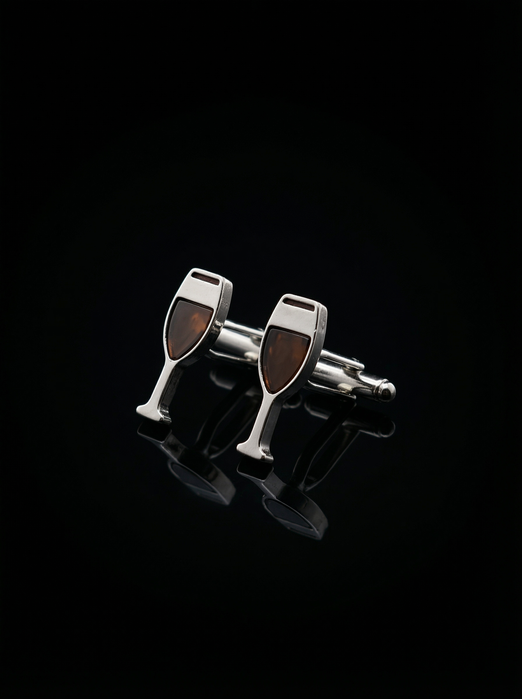 Wine Glass Cufflinks Tivaaro