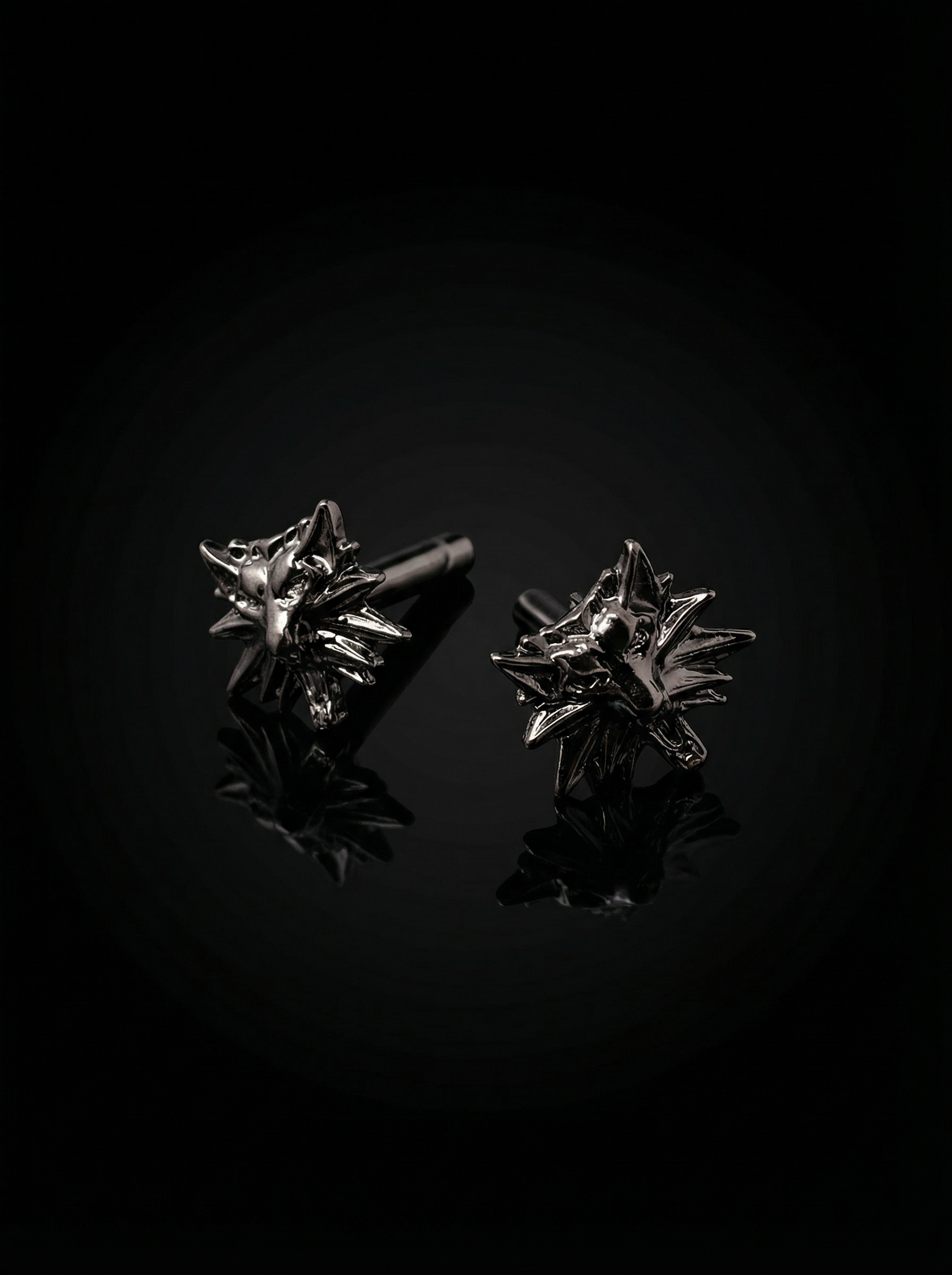 Wolf Head Cufflinks Tivaaro