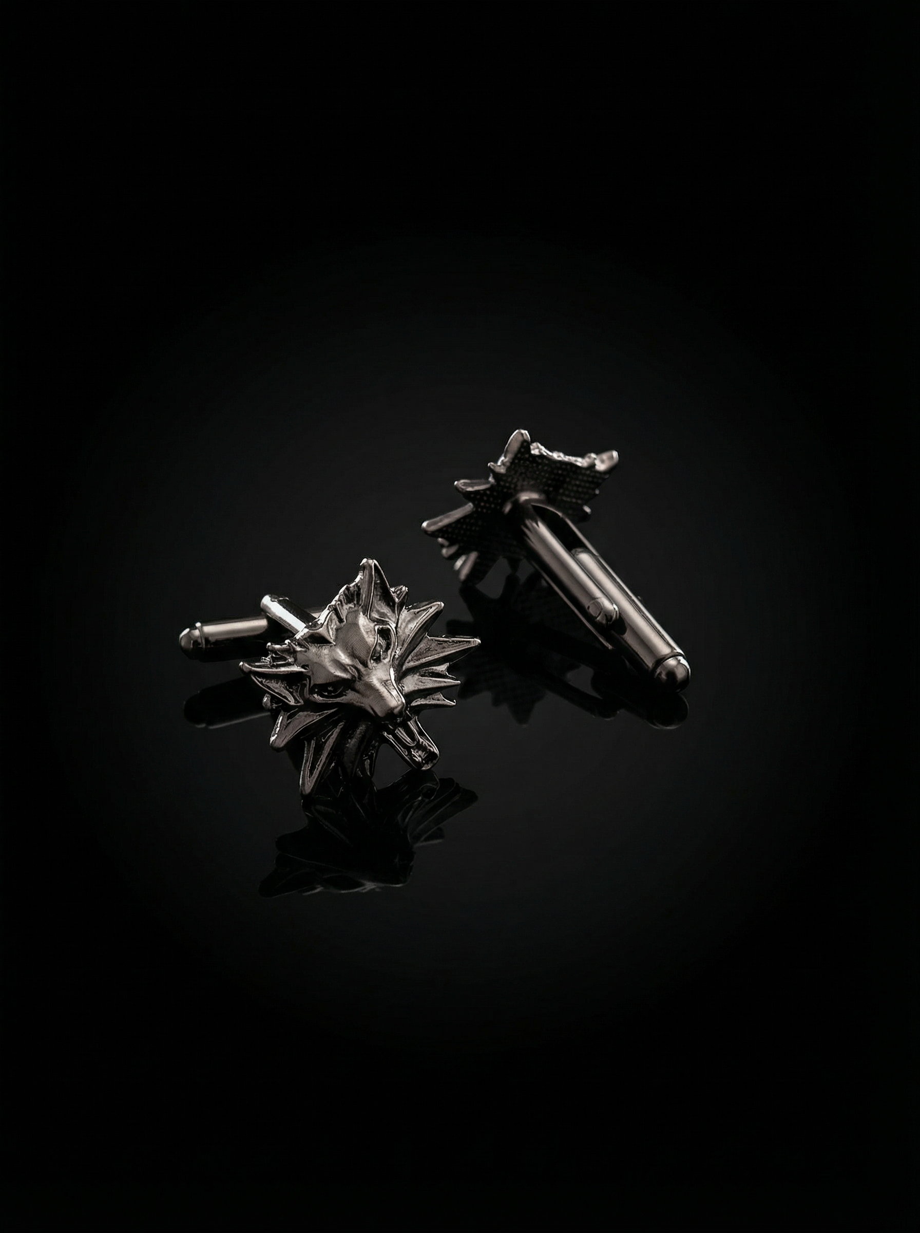Wolf Head Cufflinks Tivaaro