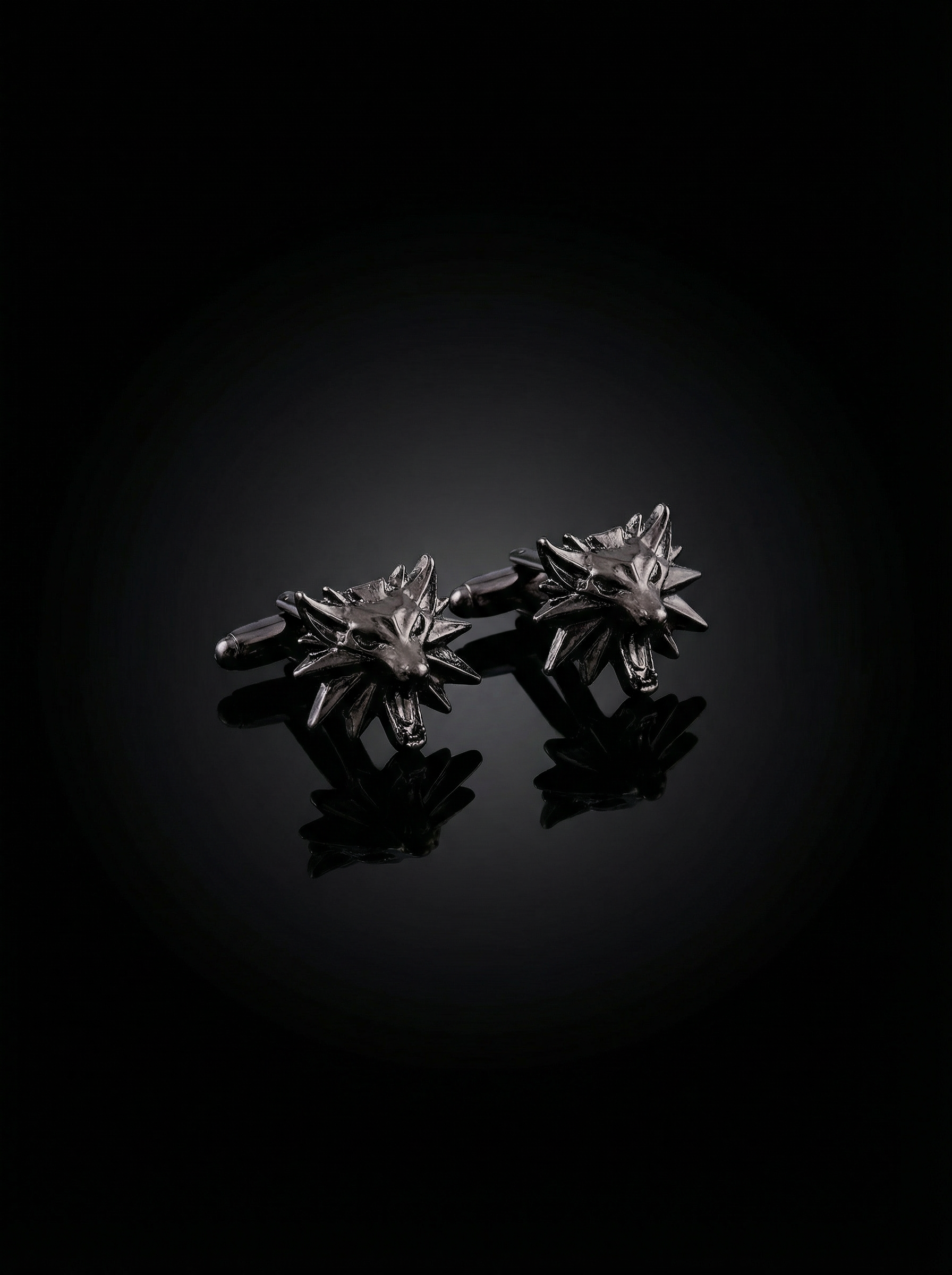 Wolf Head Cufflinks Tivaaro