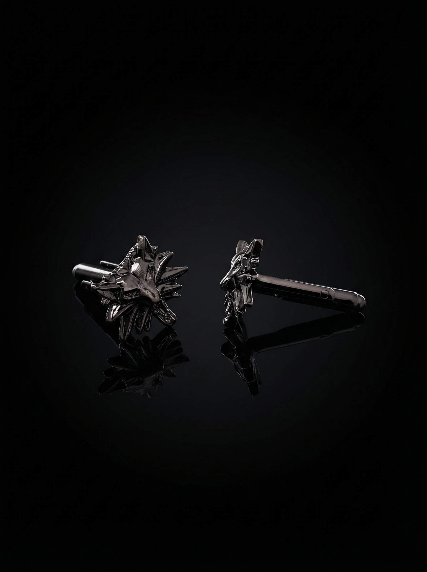 Wolf Head Cufflinks Tivaaro