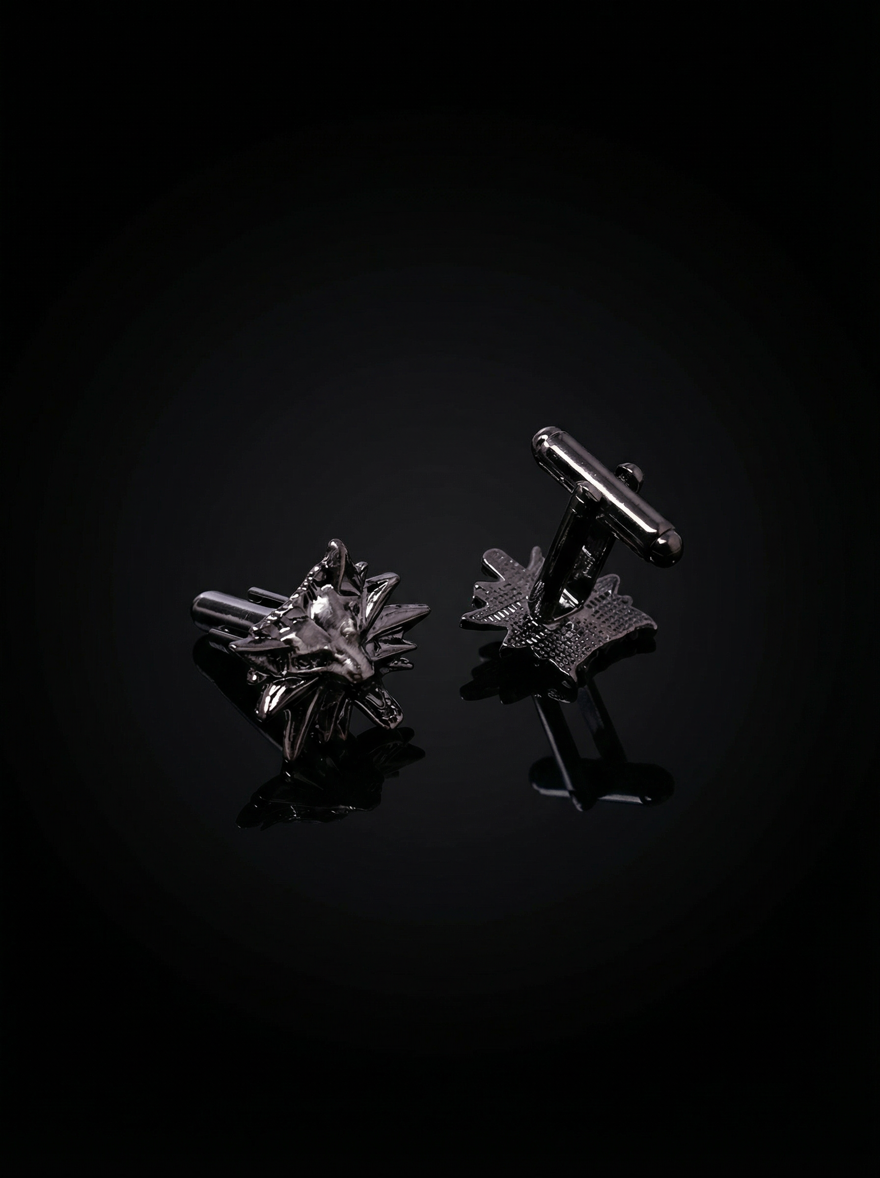 Wolf Head Cufflinks Tivaaro