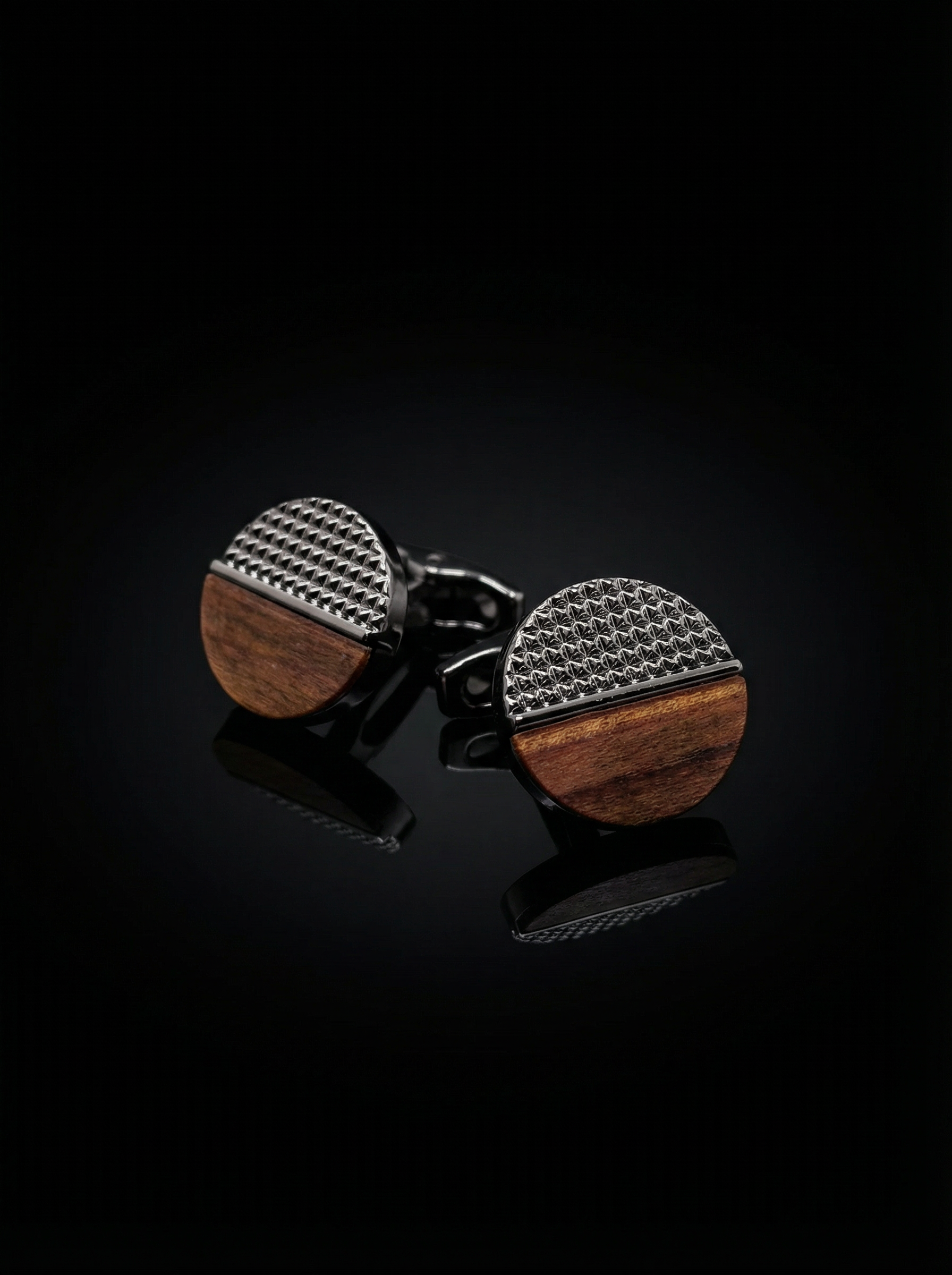 Wooden Fusion Cufflinks Tivaaro